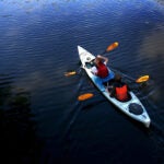 Paddling on the Esplanade.
