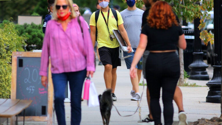 Sidewalks on Newbury Street.