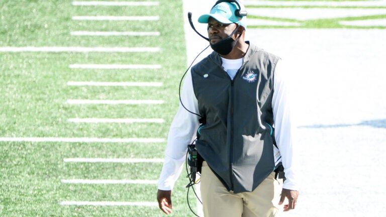 Brian Flores Dolphins Patriots