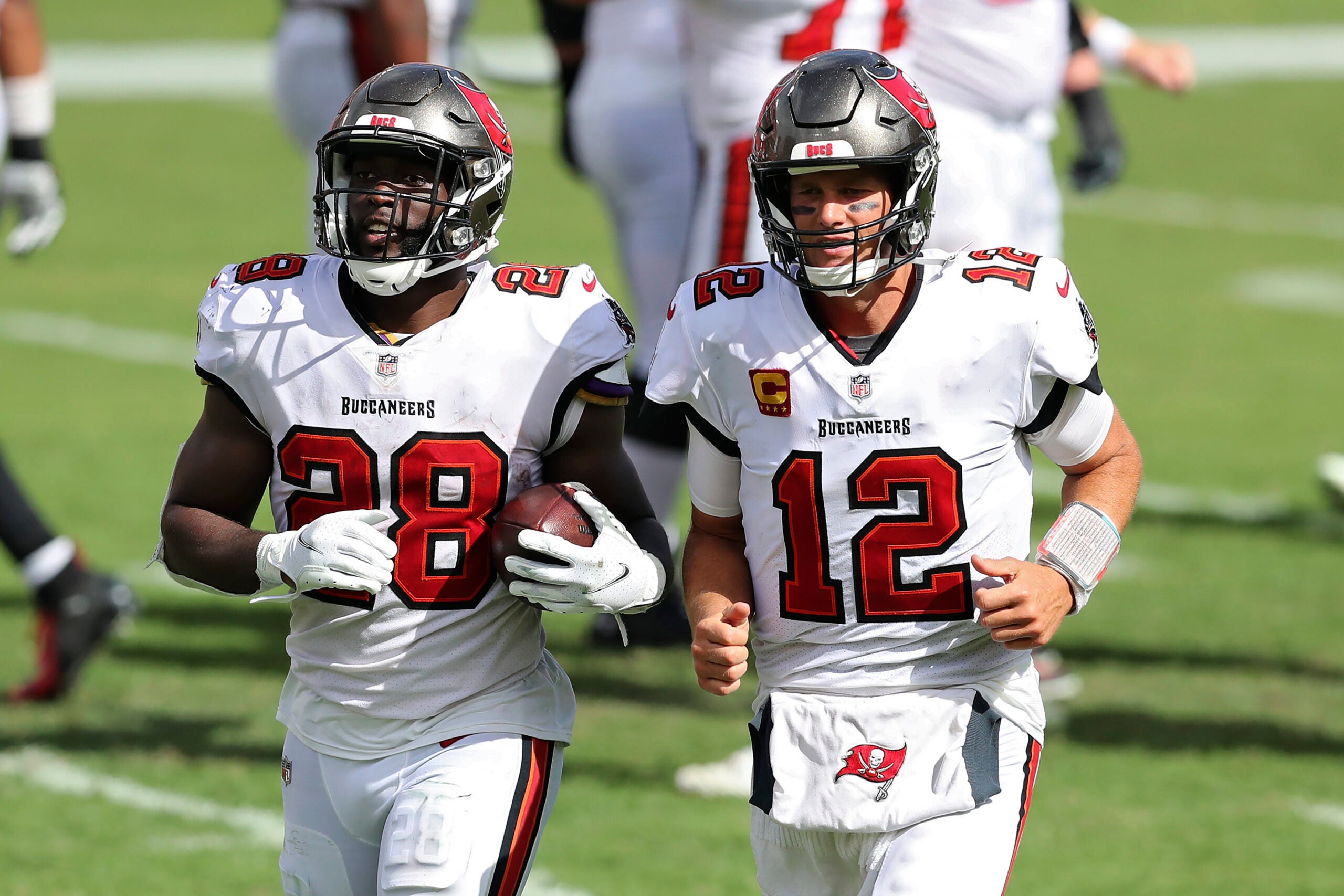 Tom Brady got his first win as a member of the Tampa Bay Buccaneers