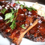 Barbecue ribs at Post 390