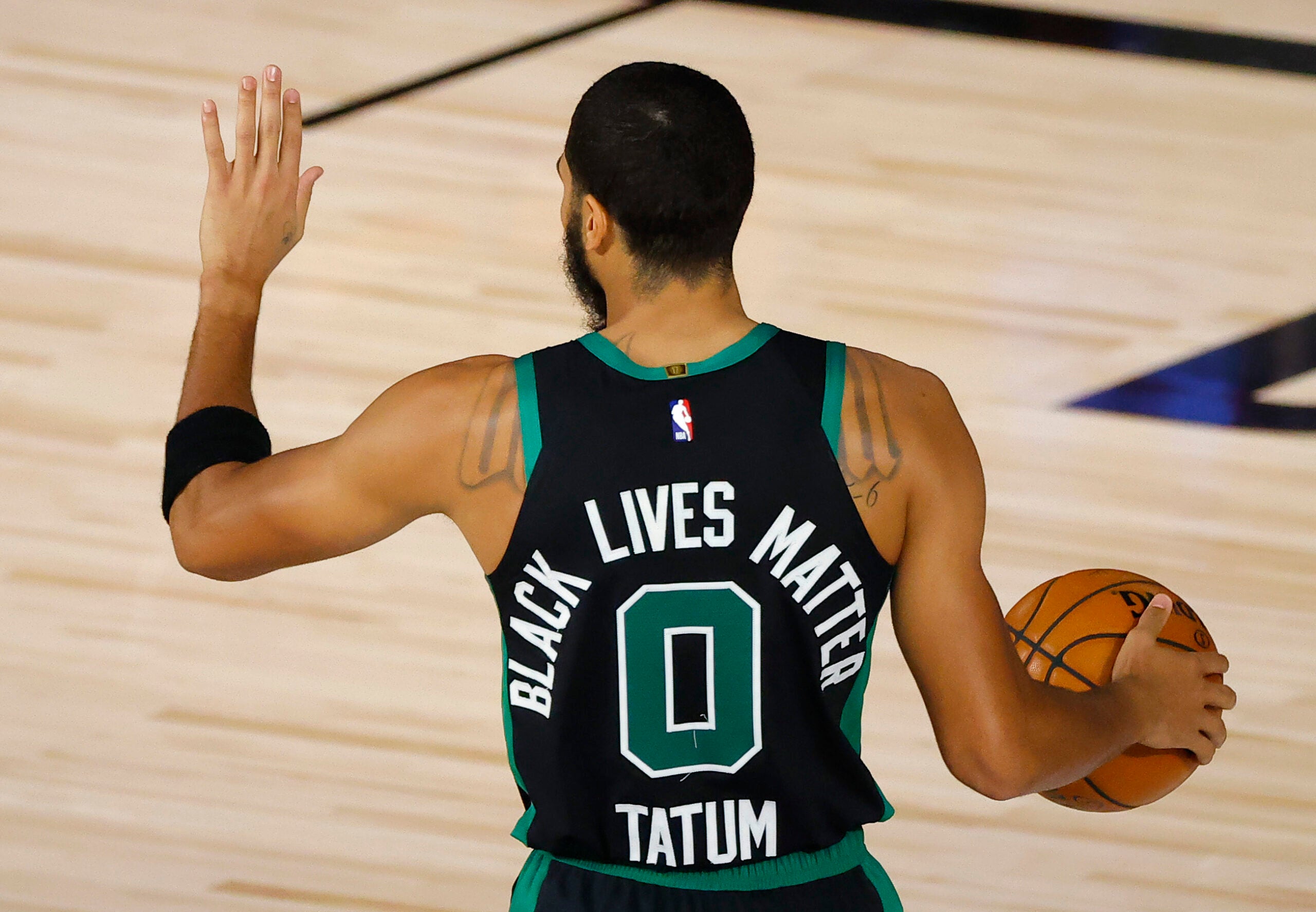 Jayson Tatum Boston Celtics Game-Used #0 Black Jersey vs. Toronto