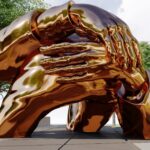 The Embrace, a proposed memorial honoring Dr. Martin Luther King Jr. and Coretta Scott King set to debut on Boston Common in 2022.