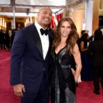 Dwayne Johnson and Lauren Hashian