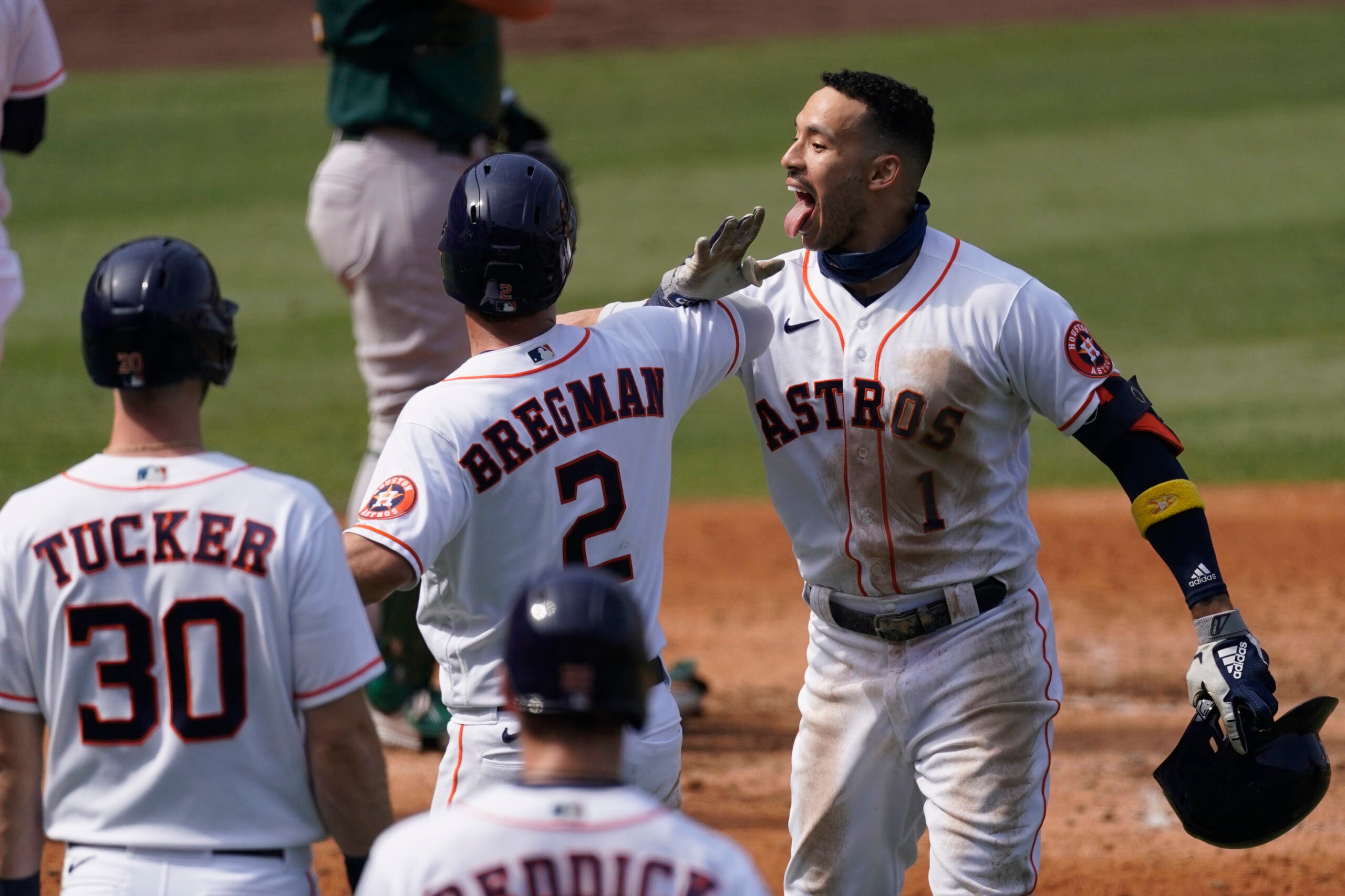 Astros' Kyle Tucker showing signs of breaking out of postseason slump