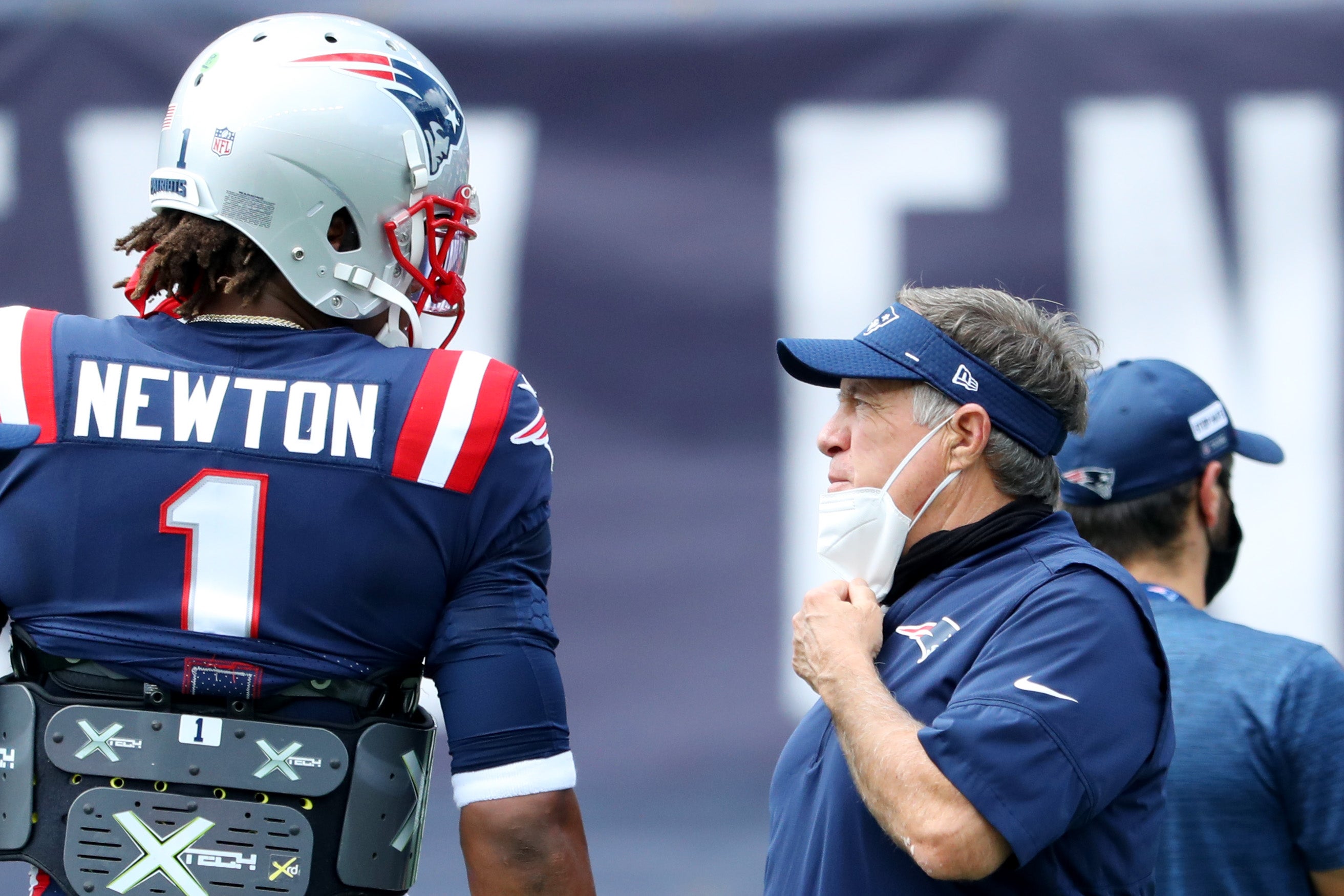 Belichick Newton Patriots starter