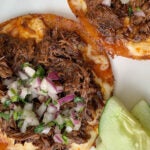 Birria tacos at Taqueria el Barrio