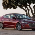 The 2017 Hyundai Elantra sedan.