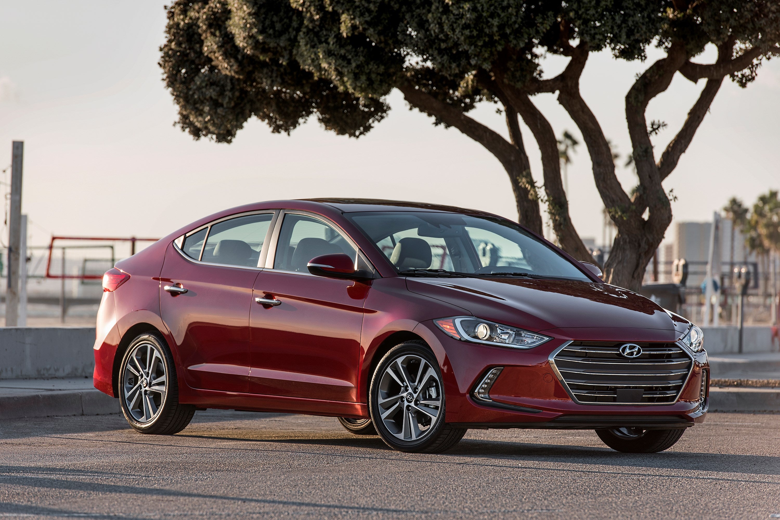 The 2017 Hyundai Elantra sedan.