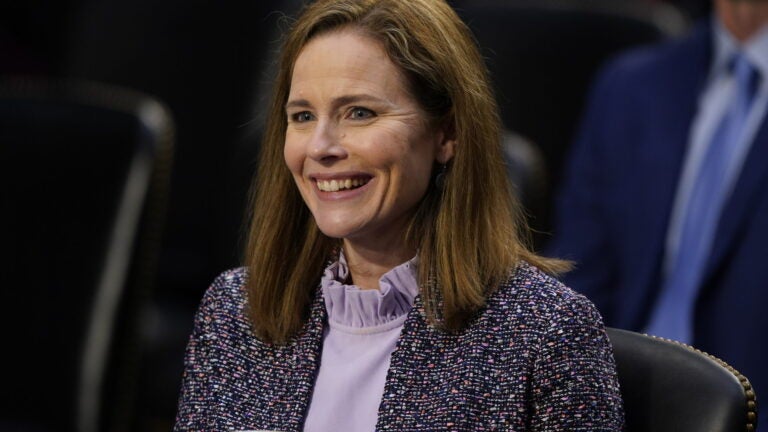 Supreme Court nominee Judge Amy Coney Barrett testifies.