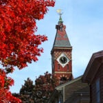 The clock face at Abbot Hall, Marblehead.