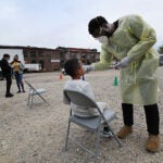 Lawrence, Massachusetts coronavirus test