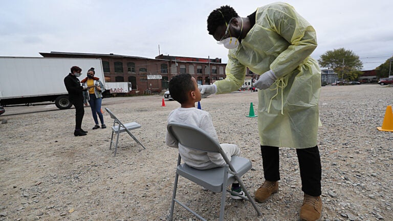 Lawrence, Massachusetts coronavirus test