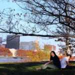 A warm November day on the Esplanade.