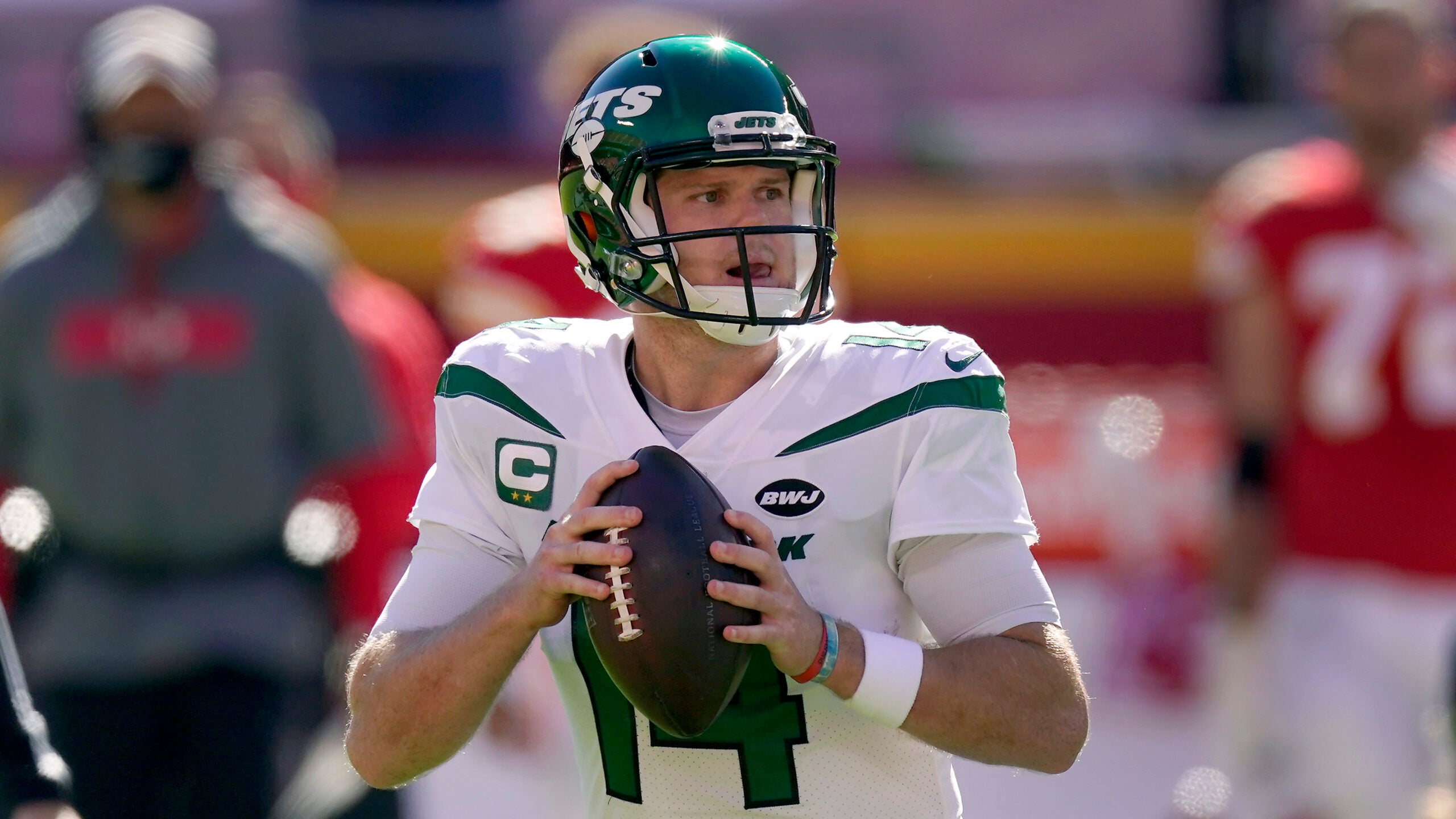 New York Jets QB Sam Darnold will not practice Thursday; Breshad Perriman  limited