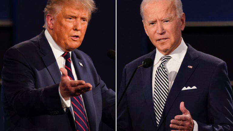 Donald Trump Joe Biden composite 2