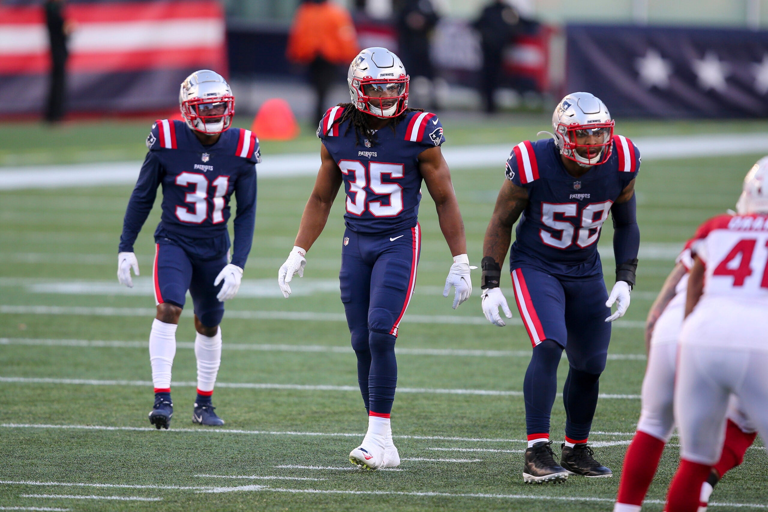 Patriots' Anfernee Jennings, Kyle Dugger lean on opt out players