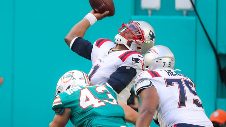 Dolphins' Flores on Pats' Newton: 'I think he's a problem'