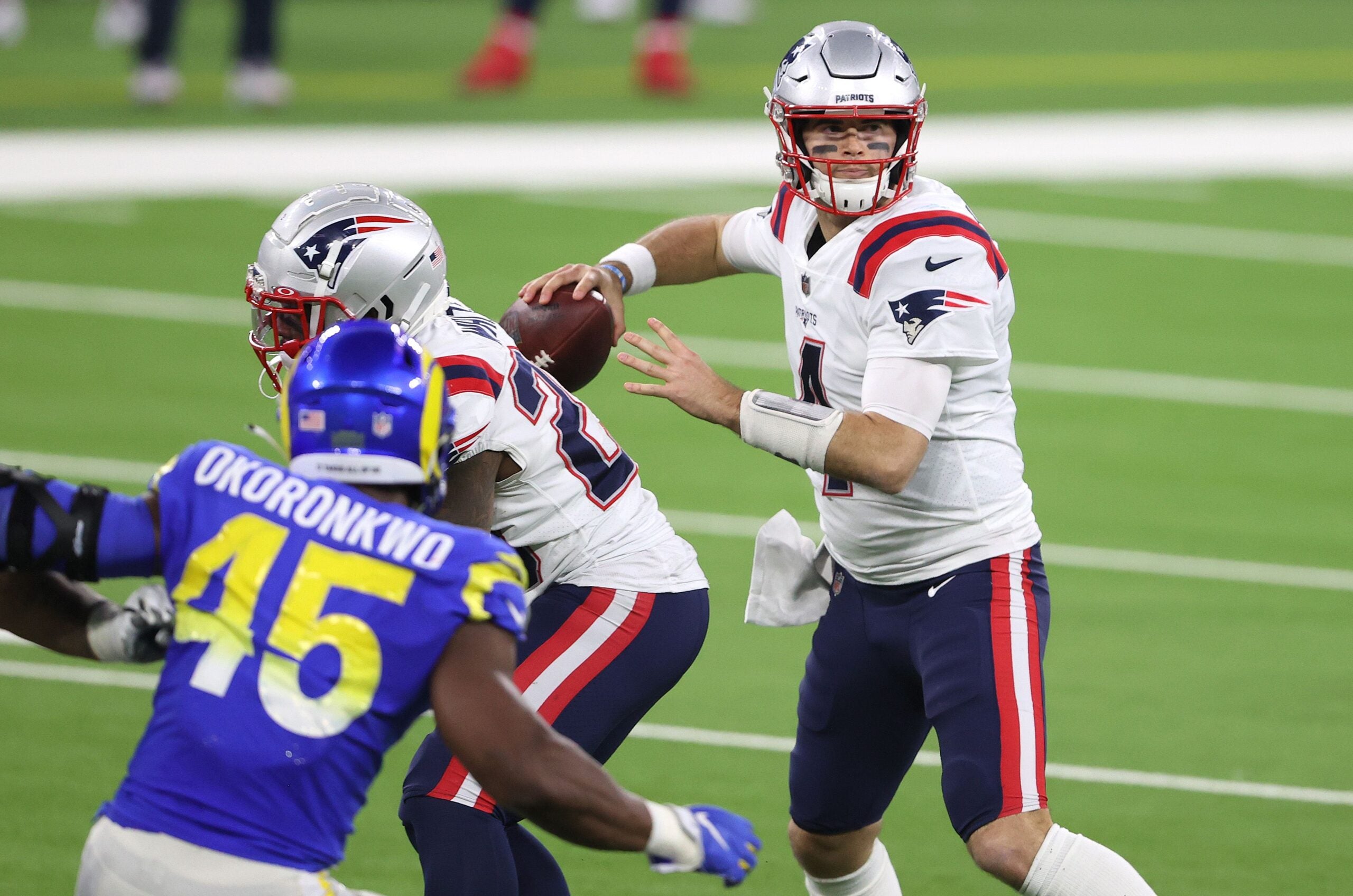 Cam Newton benched, Rams rout Patriots in Super Bowl rematch