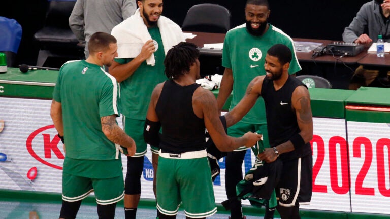 NBA Celtics T Shirt,NBA Celtics Kyrie Irving Jersey,Jaylen Brown