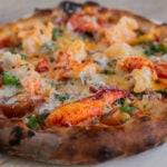 Lobster pizza at Saltie Girl Seafood Pizza