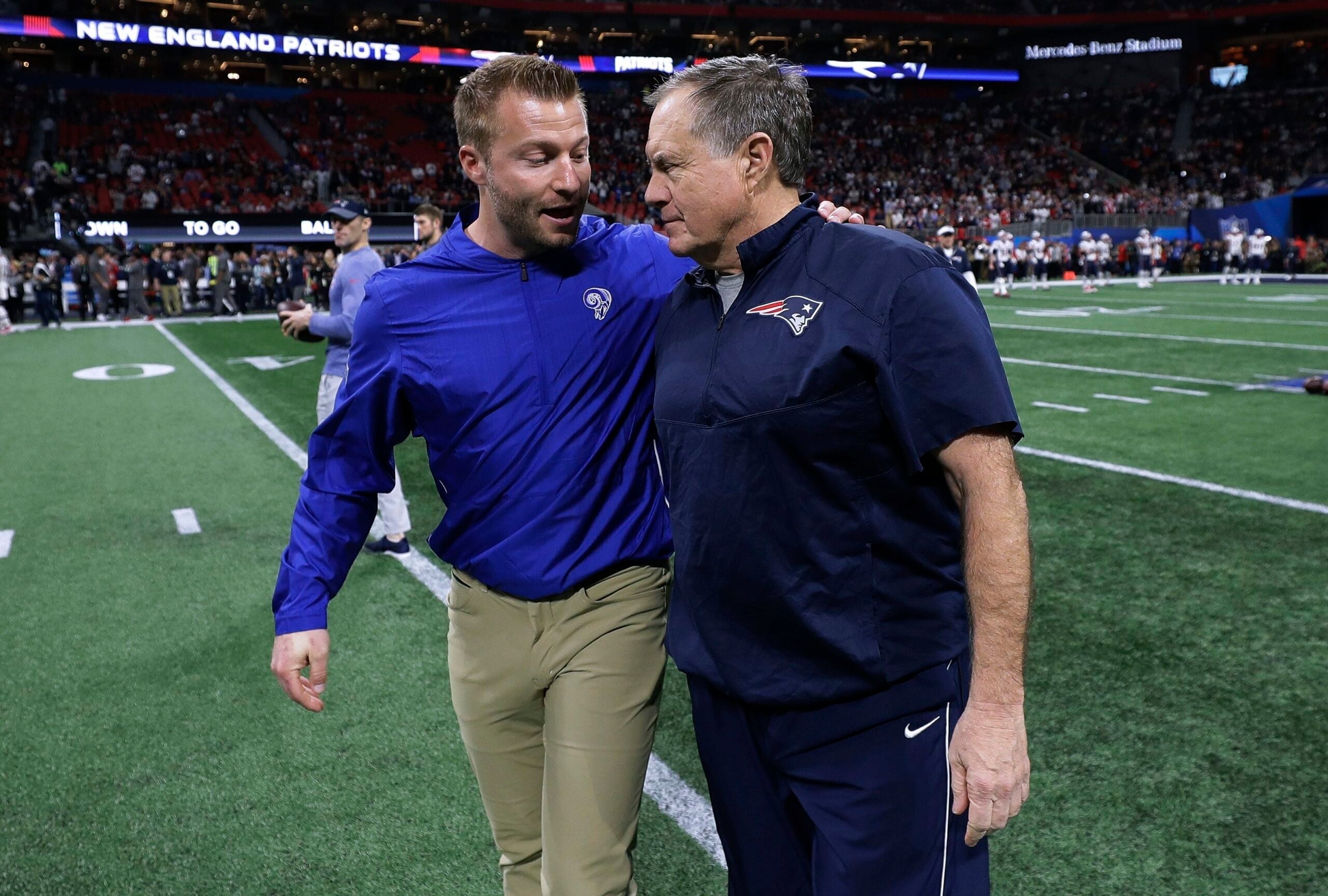 Sean McVay addresses viral video of him laughing at Patriots