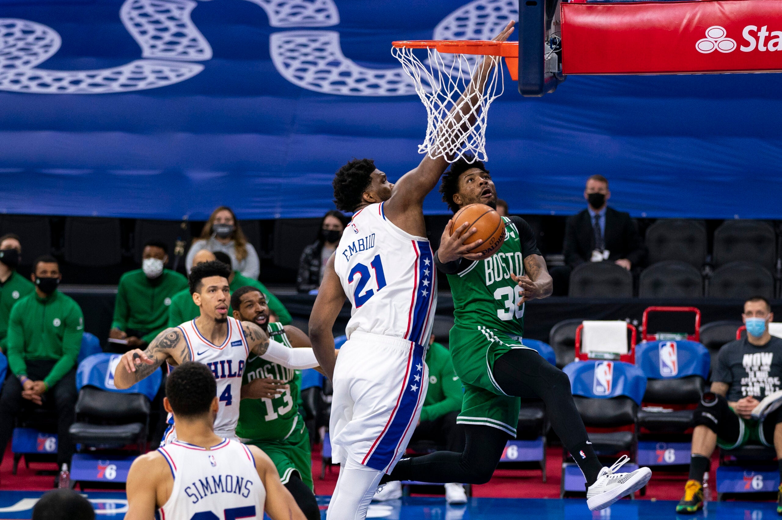 Celtics 76ers Smart Embiid