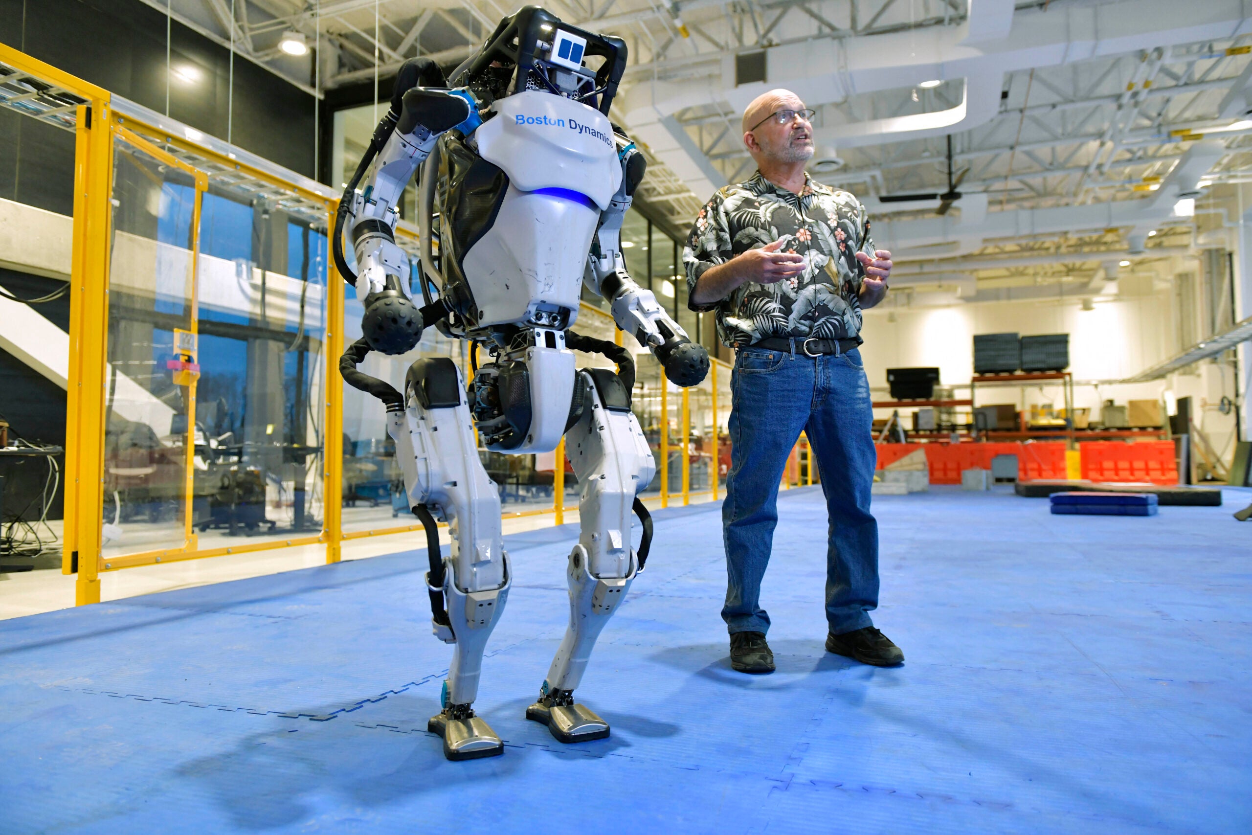 dancing boston dynamics robots