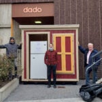 Community fridge in Harvard Square