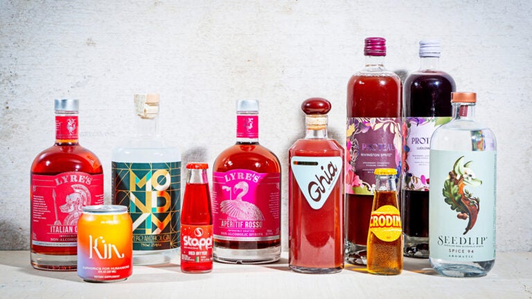 A selection of nonalcoholic beverages