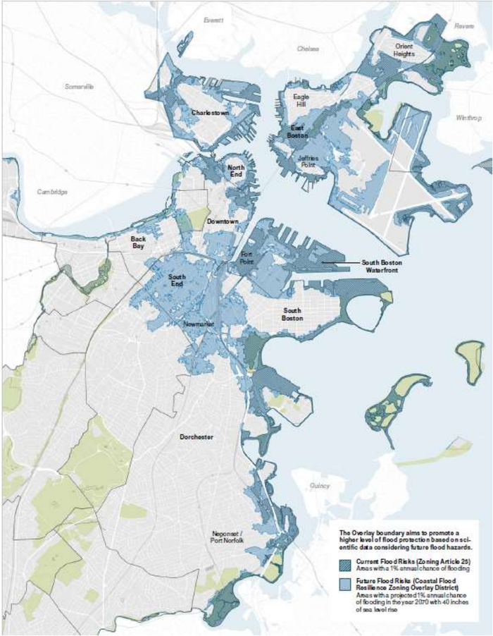 Boston wants to change zoning rules to prepare for rising seas