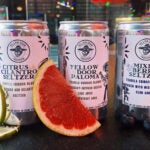 Canned cocktails at Yellow Door Taqueria