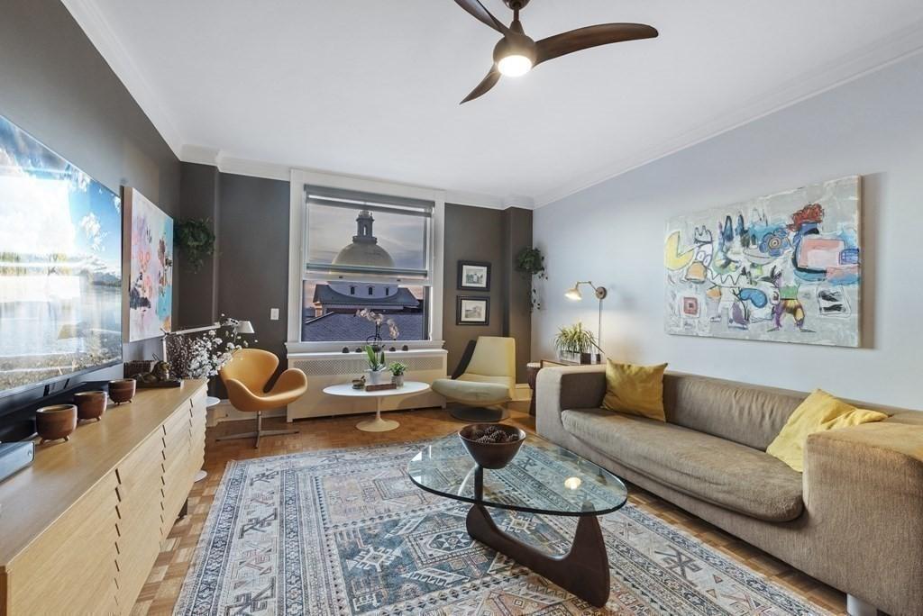 This Beacon Hill twobedroom comes with a political view