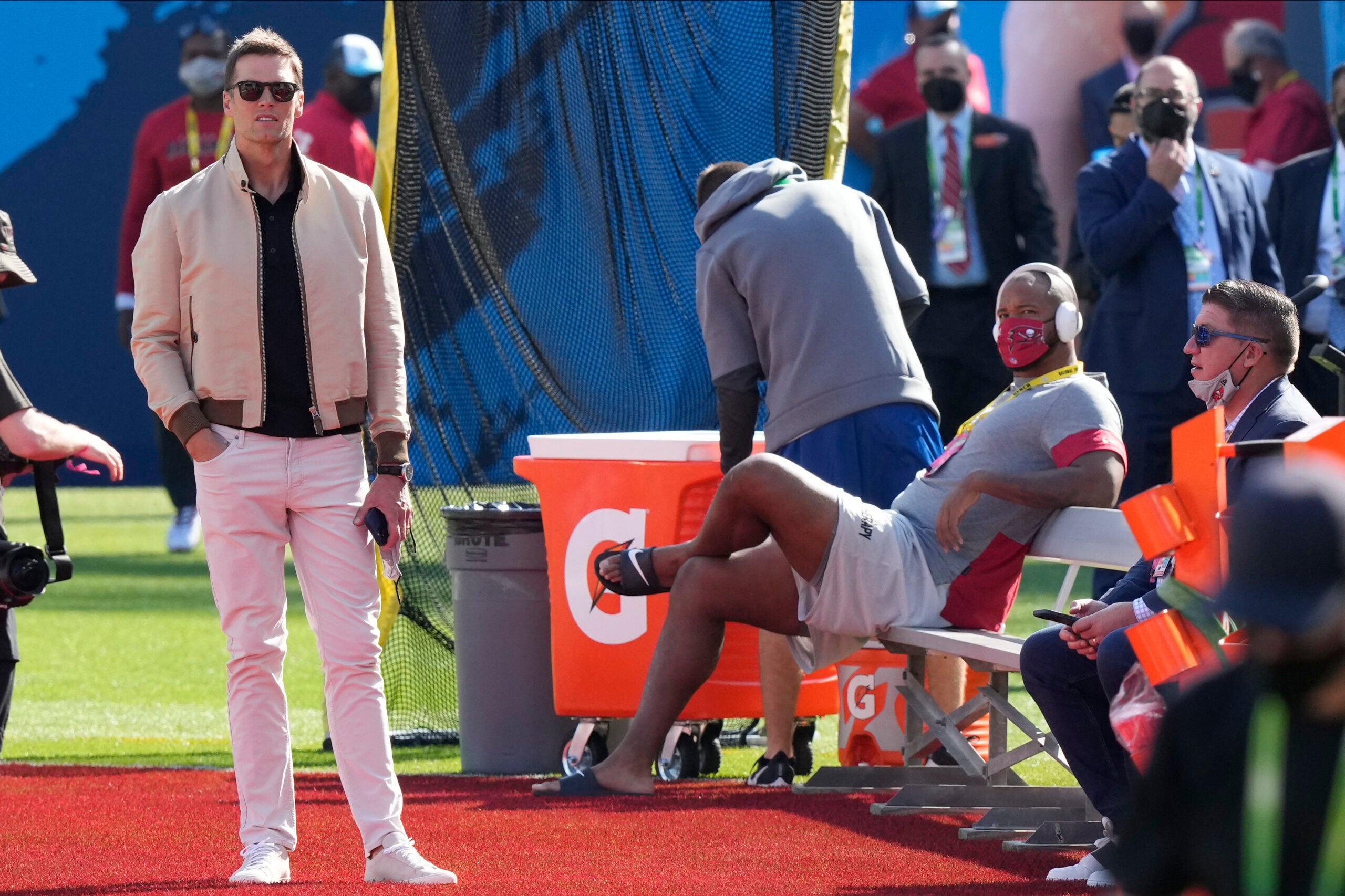 Tom Brady baffled over tripping fine in Buccaneers' playoff loss