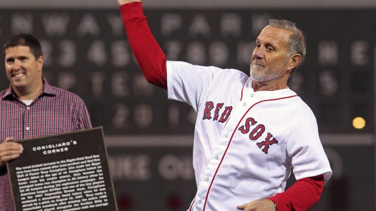 Boston Red Sox outfielder Tony Conigliaro leaves Sancta Maria