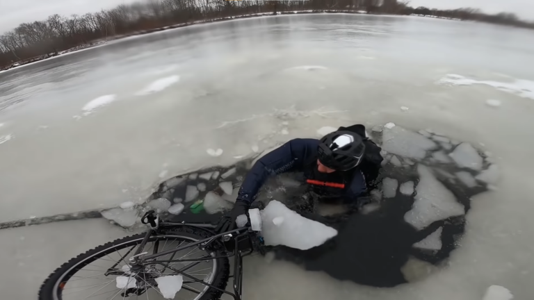 Anyone have theories on why the Charles River has a clear frozen