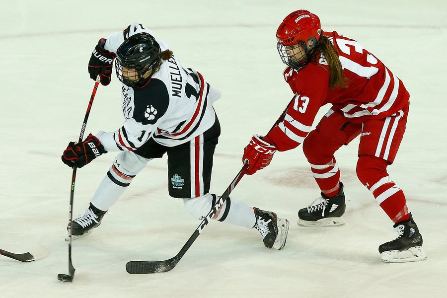 Wisconsin defeats Northeastern in overtime to claim women’s NCAA hockey