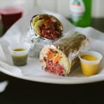 Corned beef and cabbage burrito from Anna's Taqueria