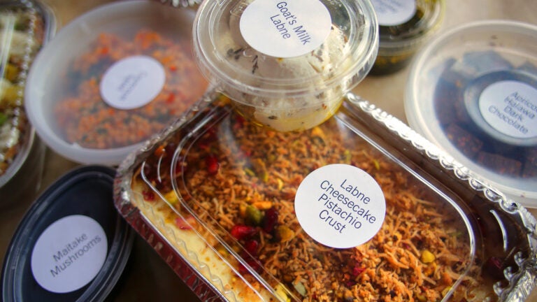 Vegetarian subscription box at Oleana