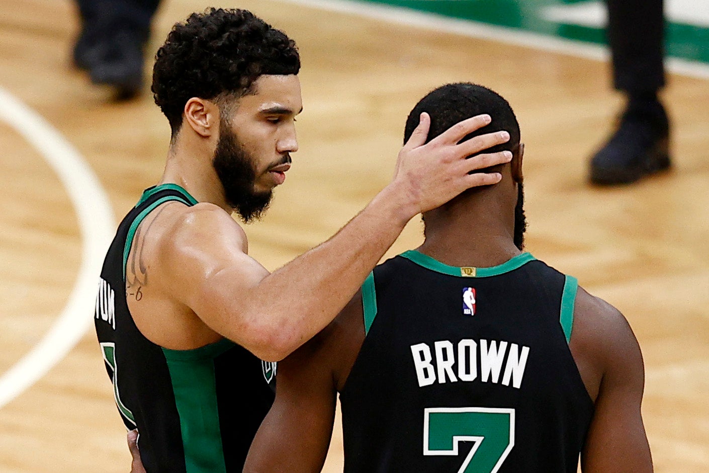 Jaylen Brown Challenges Jayson Tatum To Be A More Vocal Leader