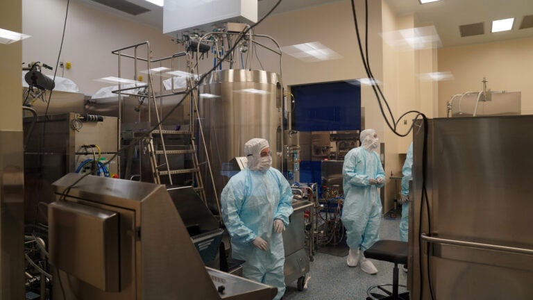 An Emergent BioSolutions lab in Baltimore.
