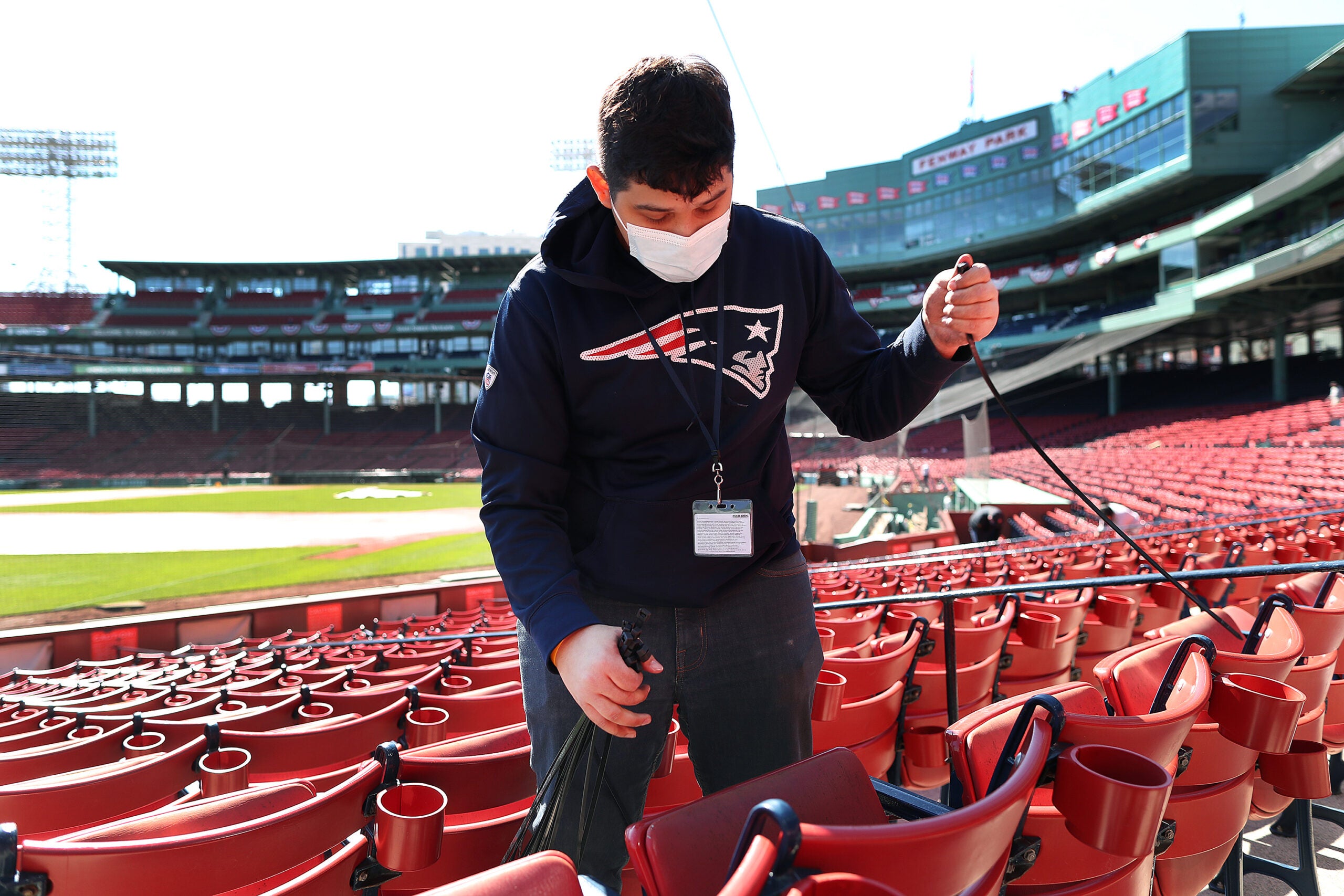 Red Sox fans fill Fenway Park for Opening Day