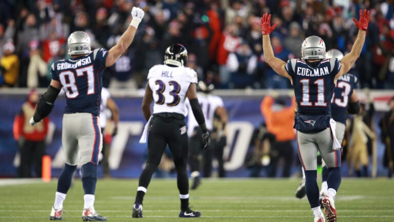 Julian Edelman, Rob Gronkowski, & Danny Amendola