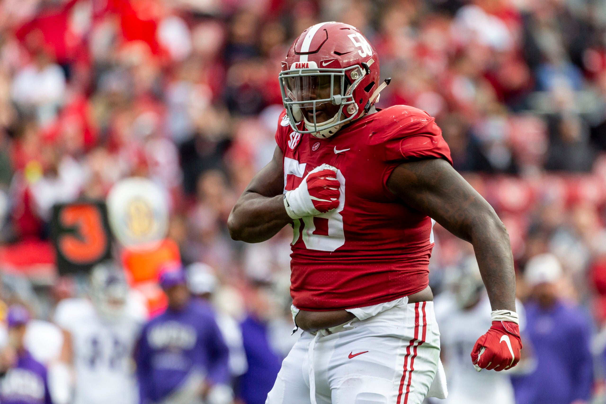 Bama, Alabama Nike #10 Mac Jones Game Jersey