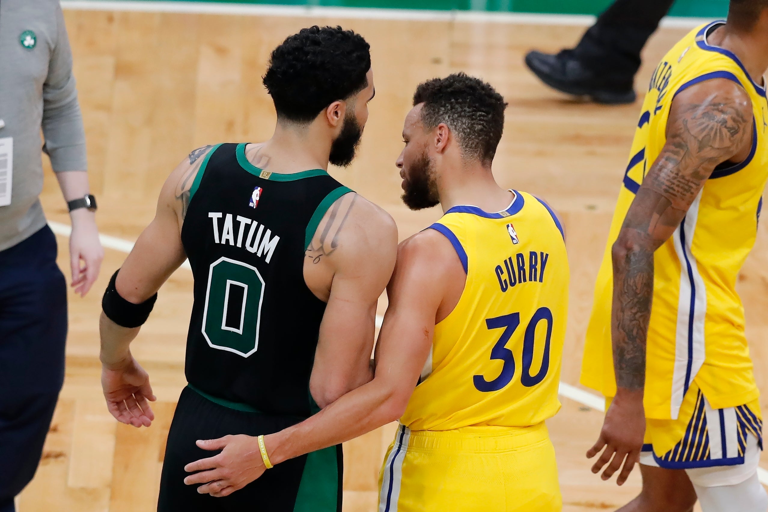 Golden State Warriors vs Boston Celtics Jayson Tatum vs Stephen