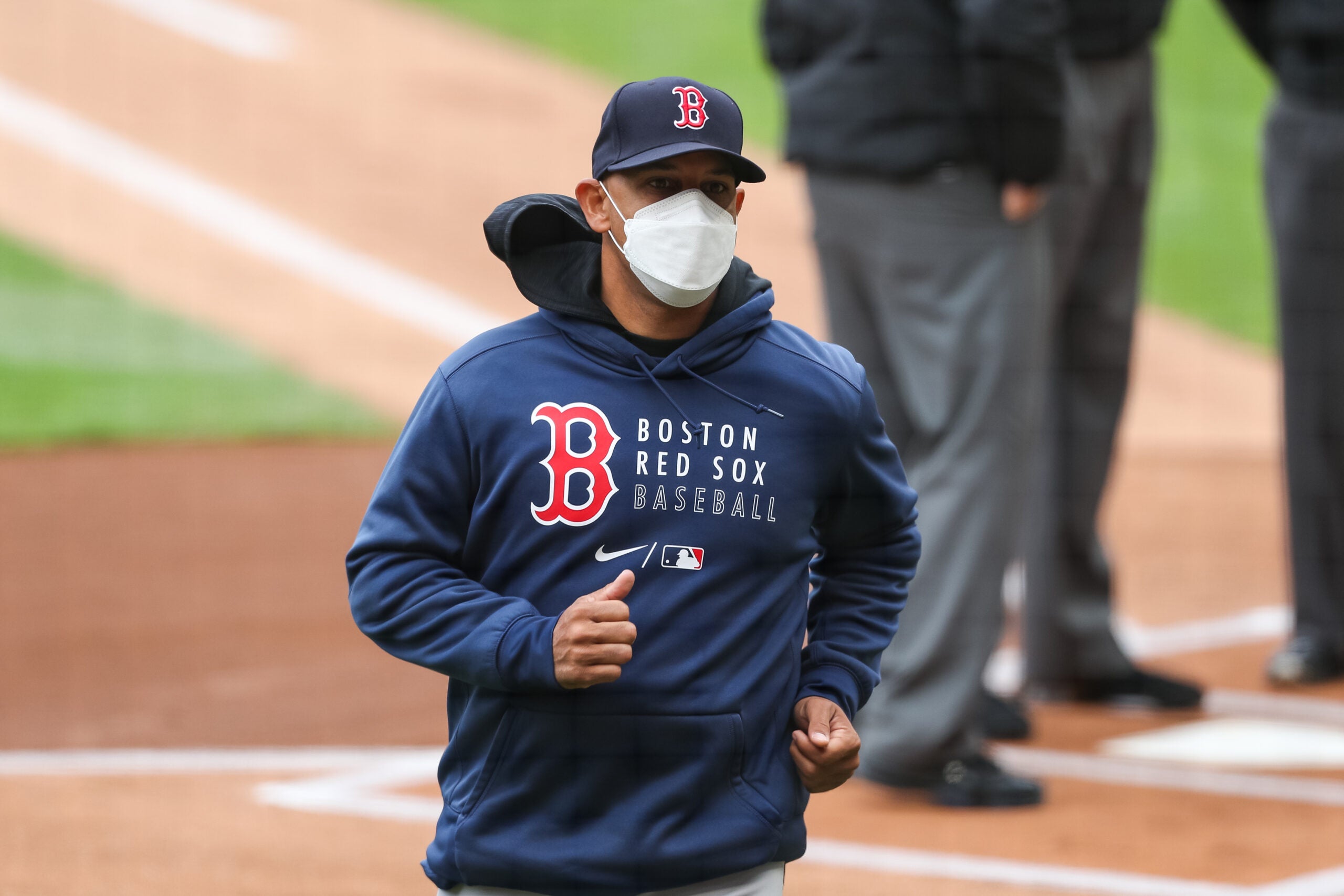 That's two!': Alex Cora ejected from Red Sox loss for arguing foul ball