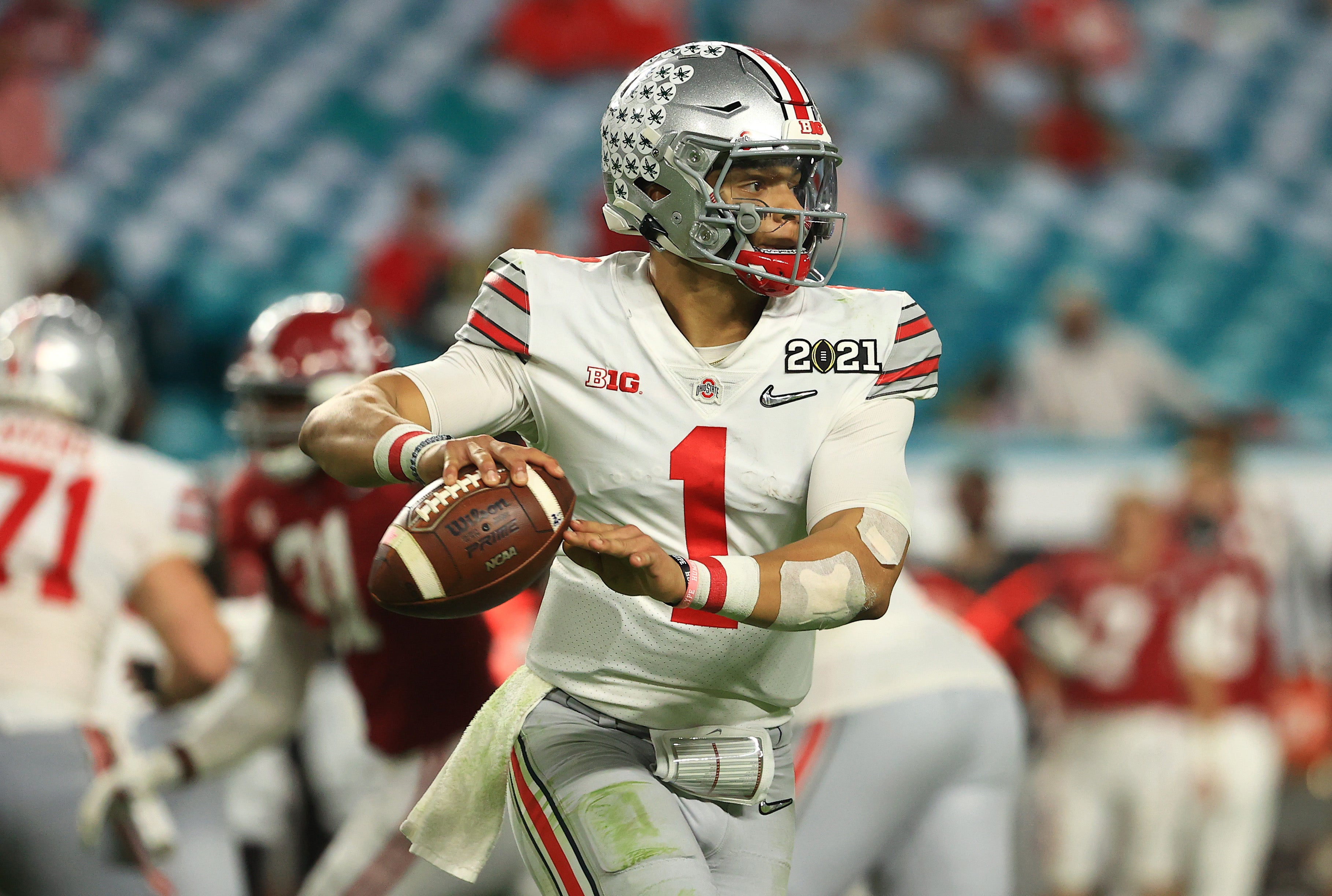 Justin Fields Patriots NFL Draft
