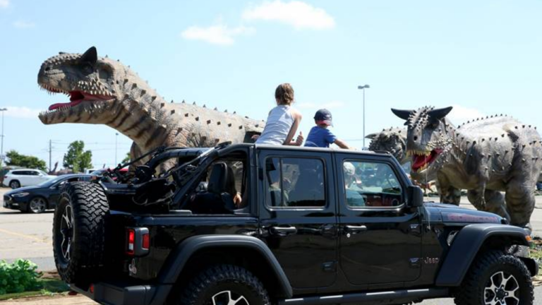 gillette stadium dinosaurs