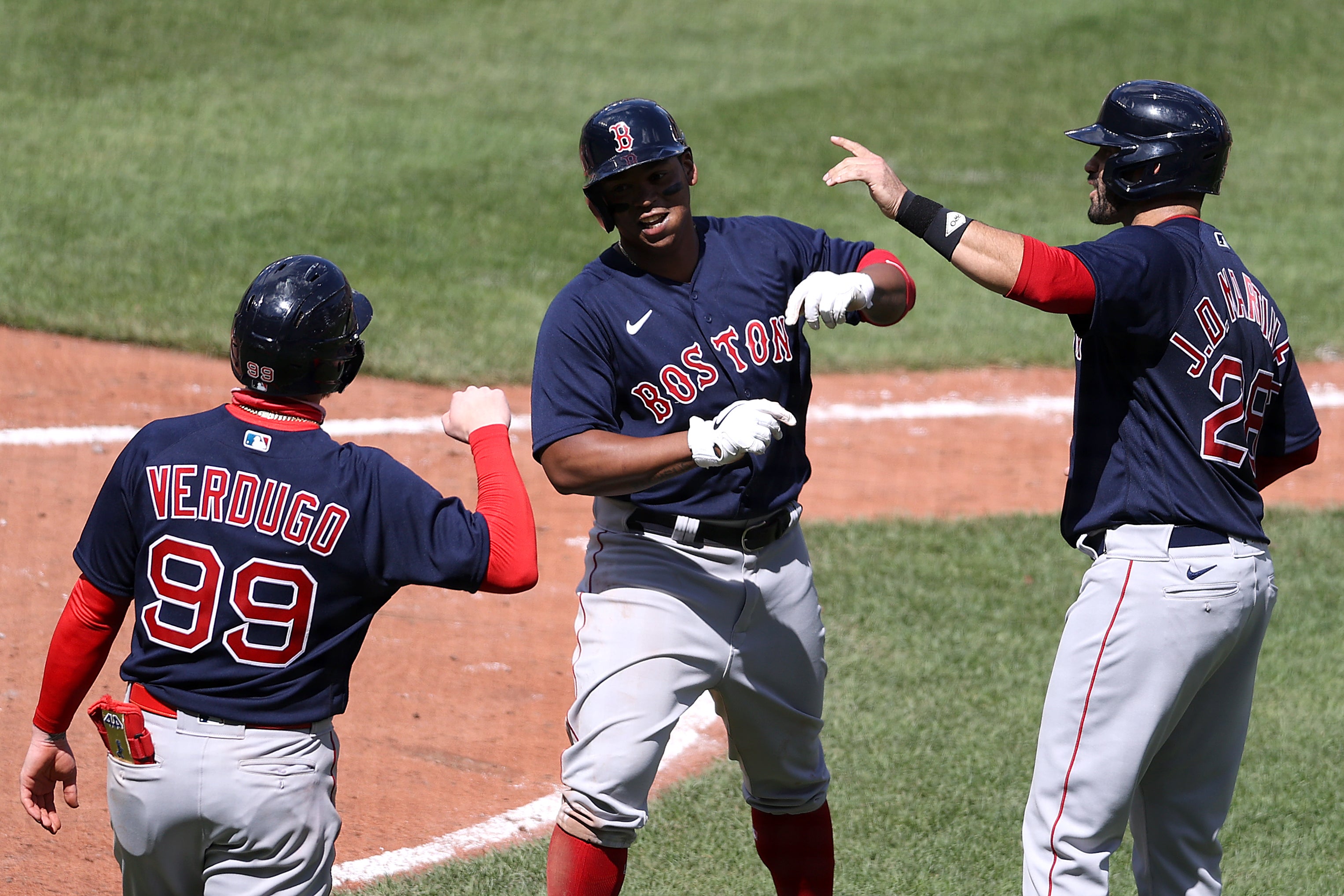 Red Sox J.D. Martinez Rafael Devers