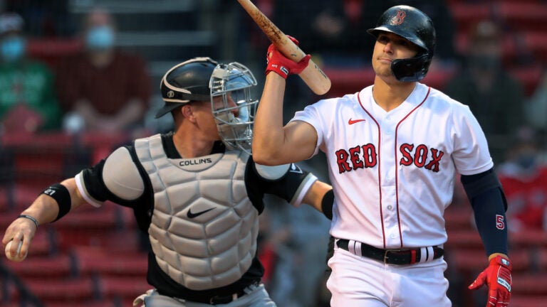 Red Sox top White Sox on Patriots' Day with no Boston Marathon
